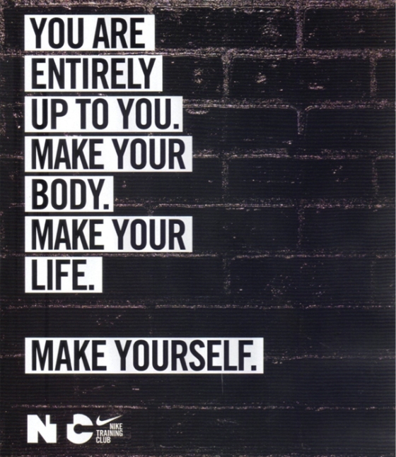 Make Yourself Nike Quote