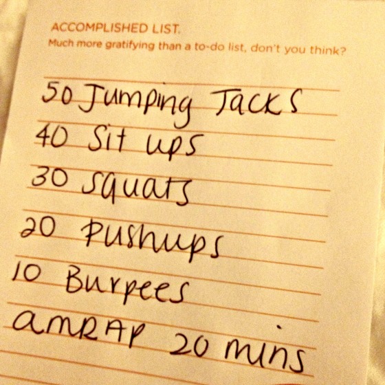 20 minute workout
