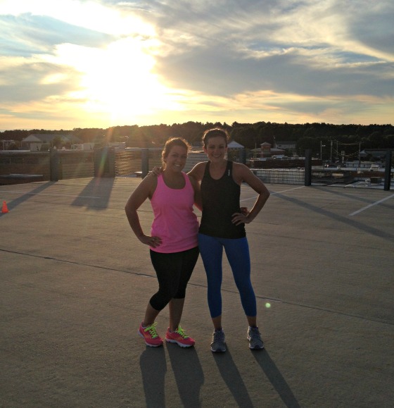 Trina and I at CrossFit