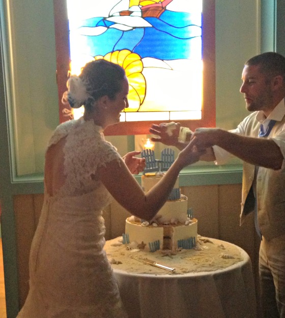 Ashley & Bret Wedding Cake