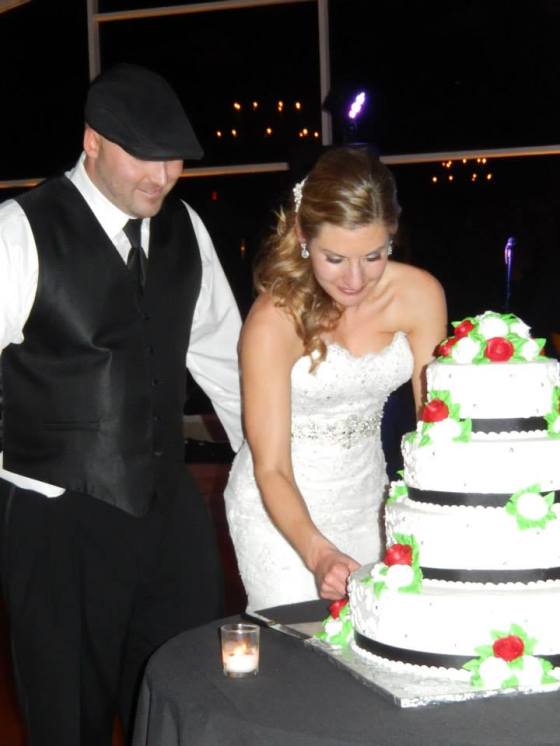 Cate and Joe's Wedding Cake