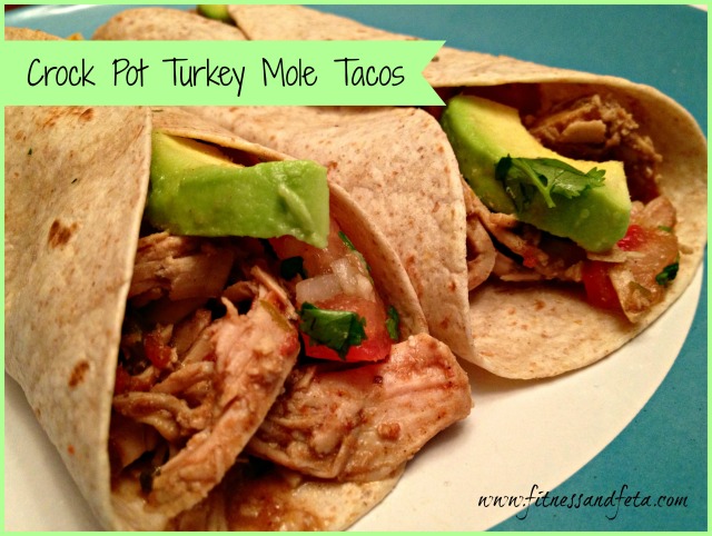 Crock Pot Turkey Mole Tacos