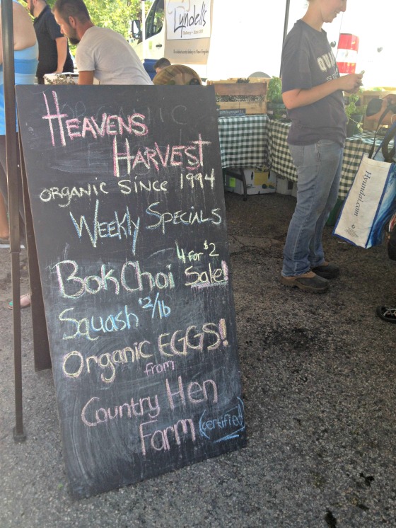 Waltham Farmer's Market: Heaven's Harvest