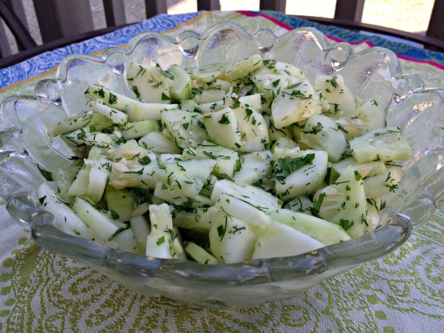 Summer 2014 CSA: Easy Cucumber Salad