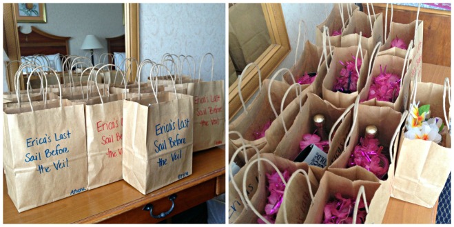 Erica's Last Sail Before the Veil: Party Bags